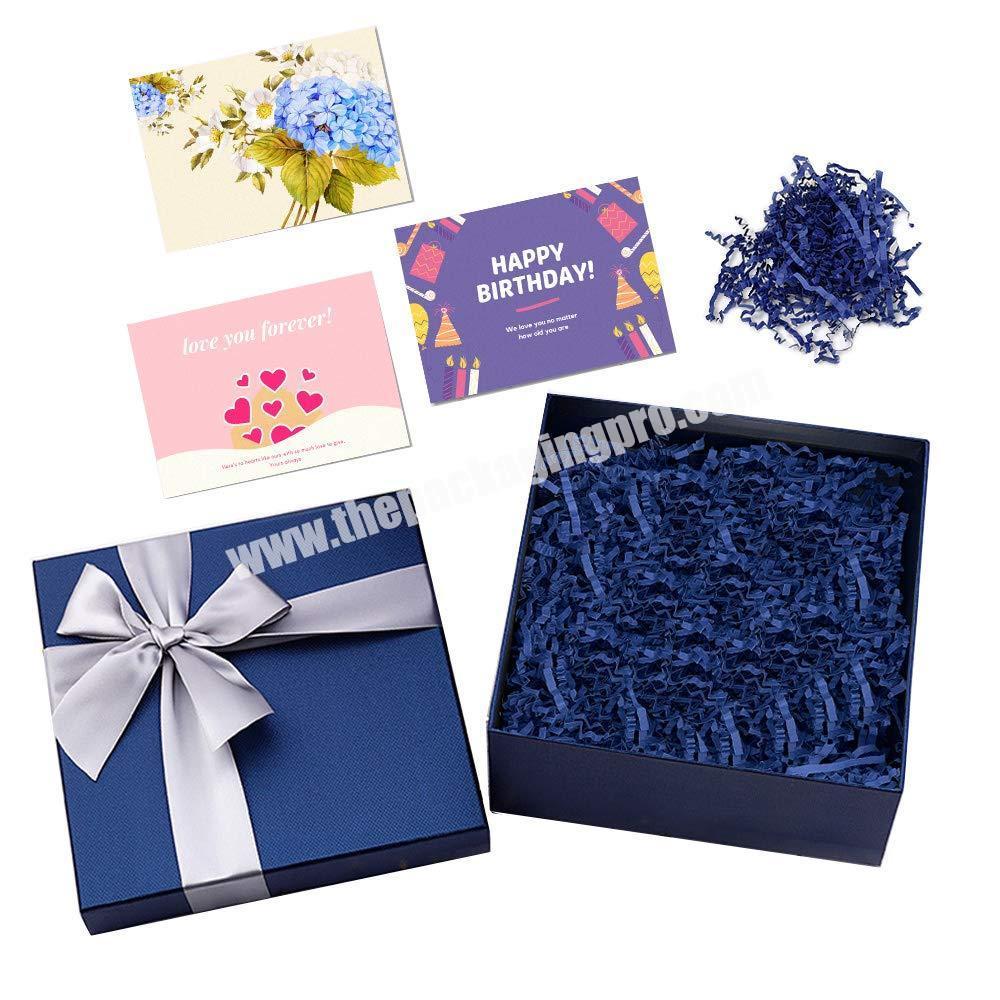 Lipstick Jewelry Cologne Wedding Blue Gift Box