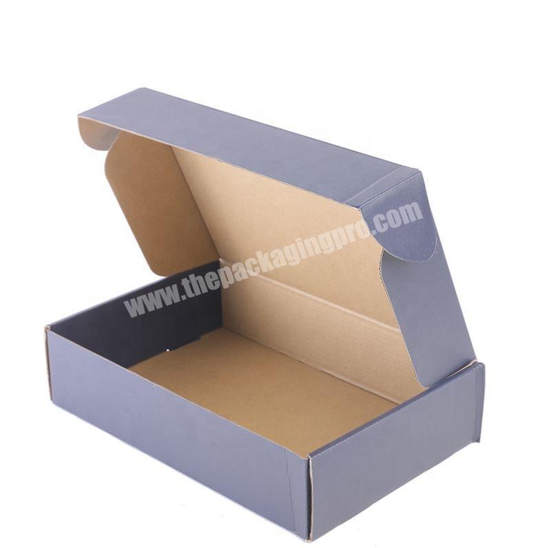 Custom logo printed retail paper matt black cosmetic box