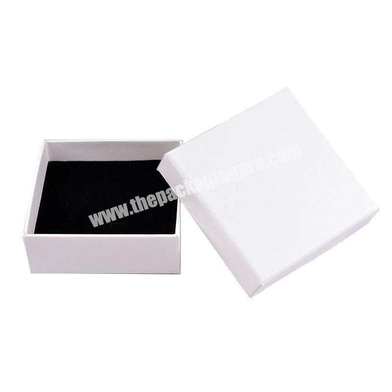 Luxury Custom Logo Printed Lid and Base Rigid Cardboard Jewelry Gift Box with Ribbon