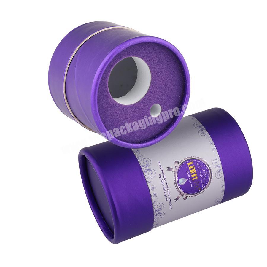 Luxury Gift Packaging Cylinder Tube Round Hat Shape Cardboard Paper Box paper tube with ribbon for jewelry