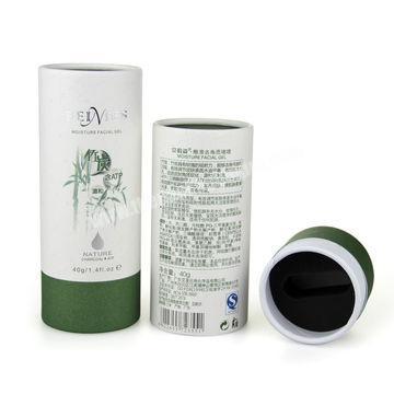 Luxury Round Paper Tube Cylinder 10 ml Essential Oil Box Packaging Cylinder Round Shape Box