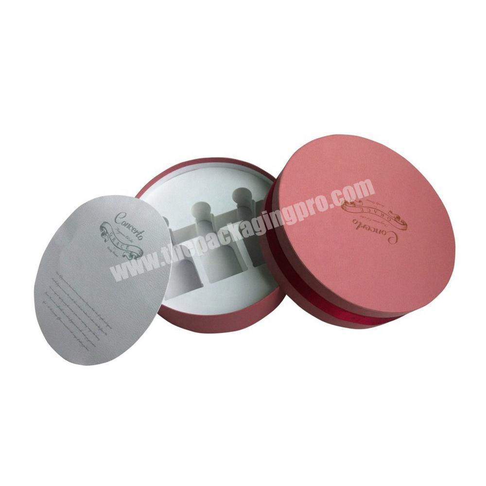 Luxury Skin Care Cosmetic jar Set Paper Mache Round Packaging Box