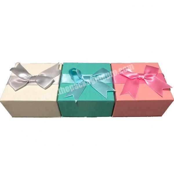 Microprinting Custom Factory Cardboard Paper Gift Bow-Tie Jewelry Packaging Box