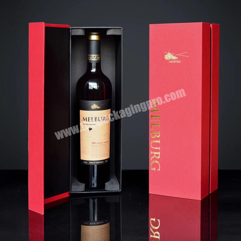 New Packaging Custom Classic Wine Boxes High-end Styling  Champagne Boxes For Wedding&Party