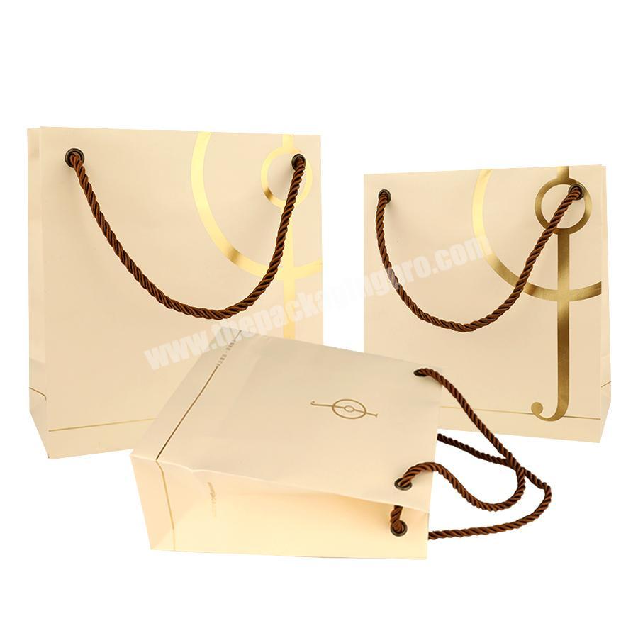 OEM Custom Size Package Euro Tote Clothing Design Large Made Luxury Plain Colour Ribbon Printing Paper Bag Logo Ribbon Handle