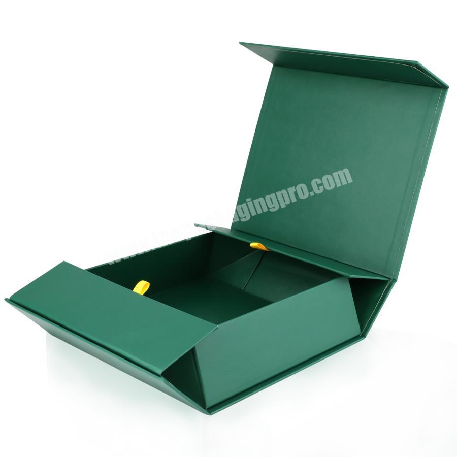 OEM Green Cajas Regalo Geschenk Custom Logo Luxury Magnetic Product Packaging Paper Printing Material Supplier Custom Boxes