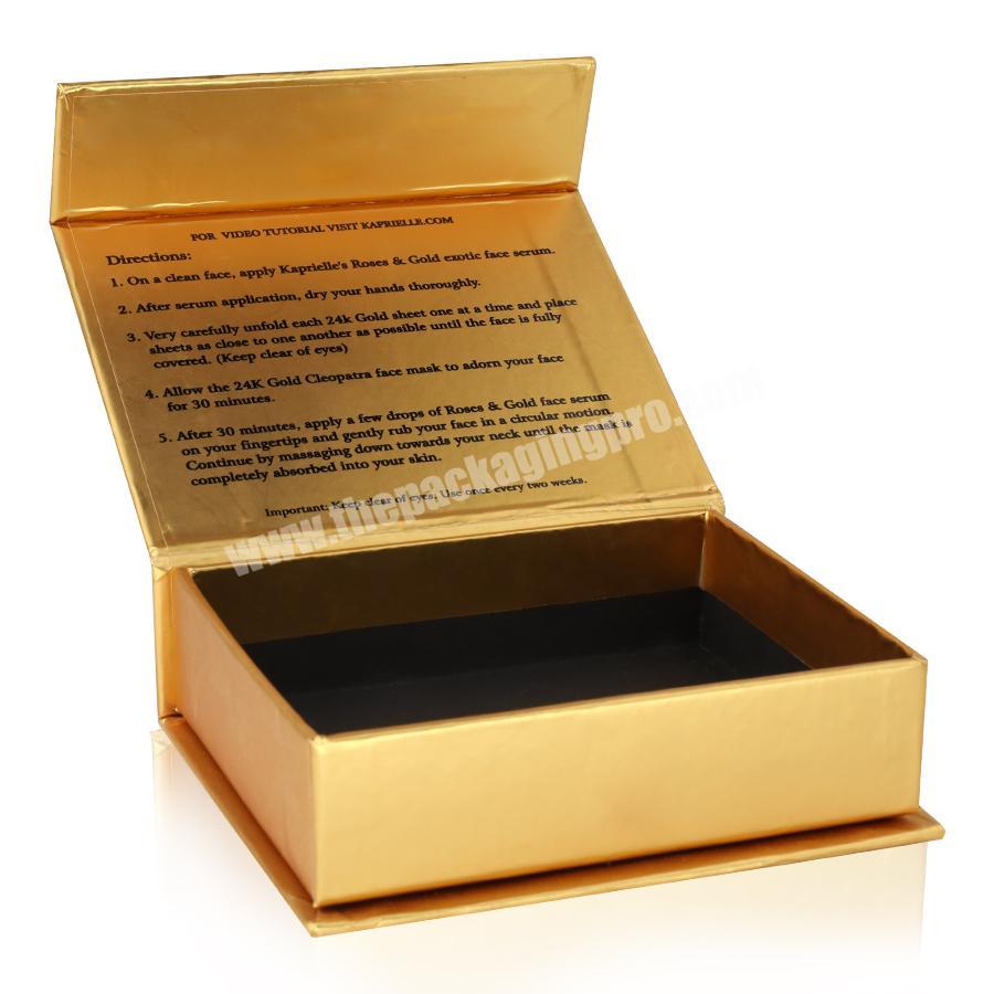 OEM Luxury Folding Gold Square Magnetic Hard Design Custom Design Cardboard Tea Coffee Mug Cup Storage Packaging Gift Set Box
