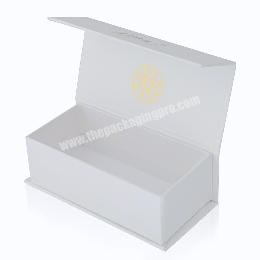 OEM Mini White Custom Design Logo Recycle EVA Insert Candy Chocolate Folding Magnetic Paper Box Thank You Wedding Birthday