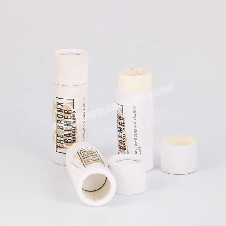 Offset Printing Empty Cosmetic Paper Lipstick Tube