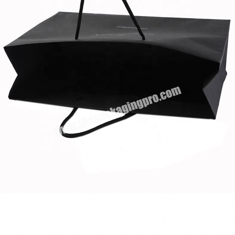 Custom small black paper box with your logo for perfume packing