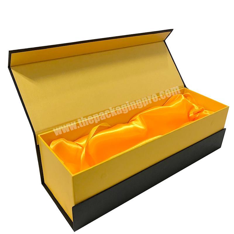 Personalized luxury custom printed rigid cardboard wine gift box packaging