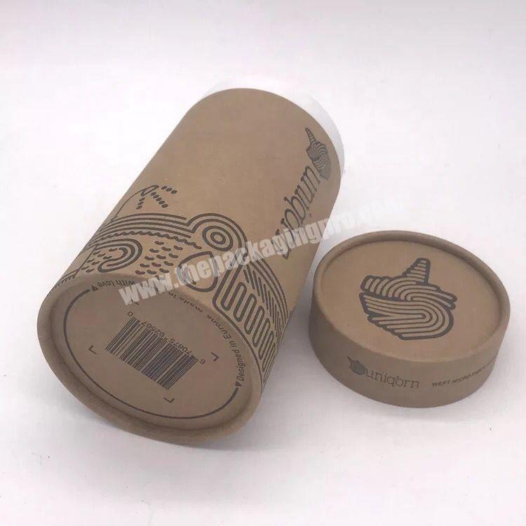Popular Custom Design high end kraft push up Paper tube can Packaging