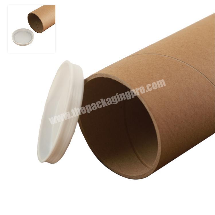 Custom Kraft Paper Cardboard Poster Mailing Tube Packaging Box
