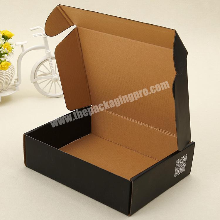 Presentation custom gift fashion design cosmetic  Shoes clothes reusable paper black  packaging cardboard box