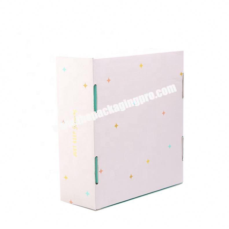 Custom Logo Cosmetic Colorful eyeshadow cardboard paper box with mirror