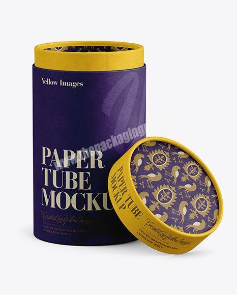 Professional supplier custom printing round cardboard tube cyclinder packaging