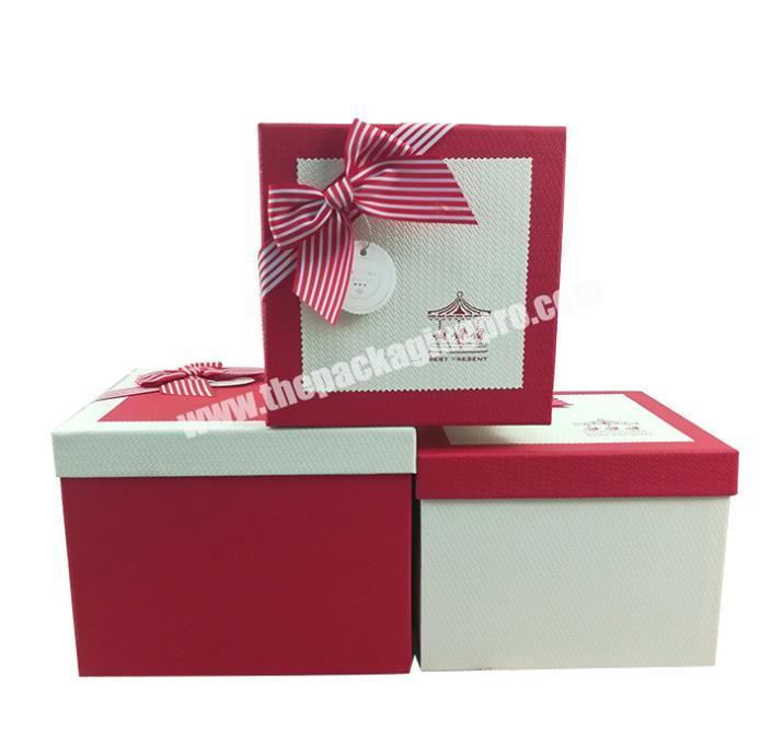 Promotion hard square designed custom logo packaging boxes