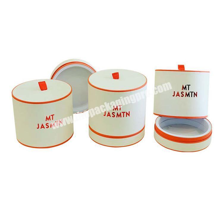 Push up Candle Packaging Cardboard Cylinder Jar Container Round Hat Paper Box