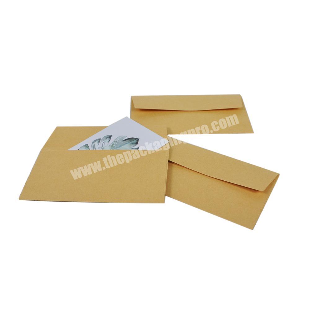 Tall Paper Kraft Paper Brown Invitation Envelopes Advent Caleadar Packaging For Products Box