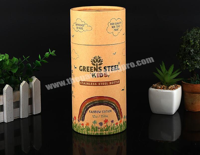 Recyclable eco friendly steel  paper tube container