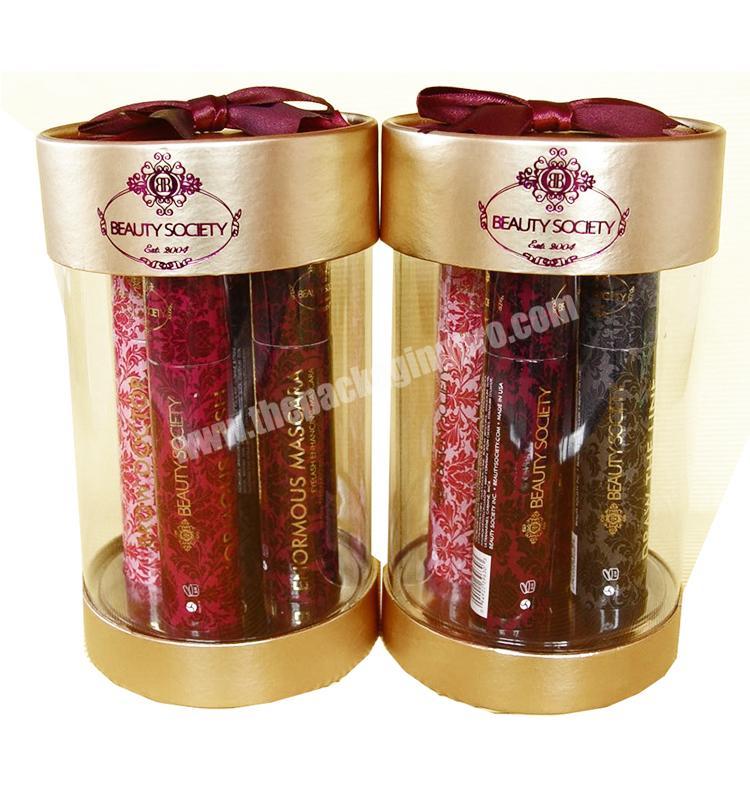Recyclable  window Round Packaging Container paper tube