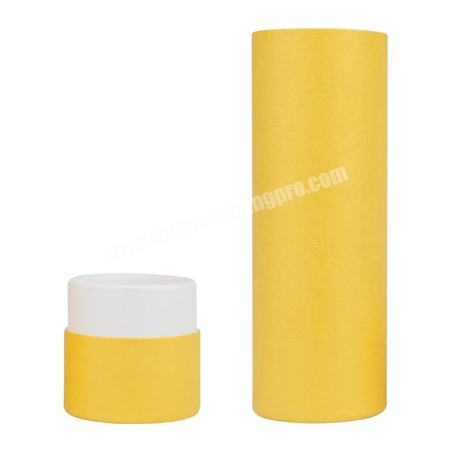 Round Biodegradable cartridge roll craft paper tube packaging custom color tall cardboard tube
