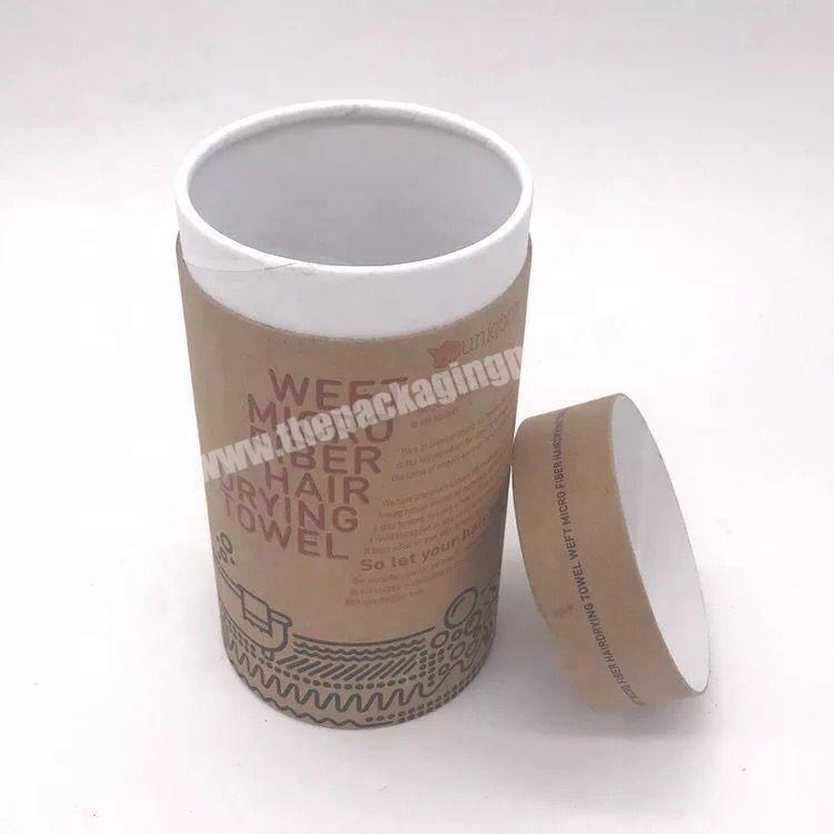 Round Cardboard Tube Food Packagingd Cardboard Tube Custom Printed Creative Round Kraft Paper Tube Packaging
