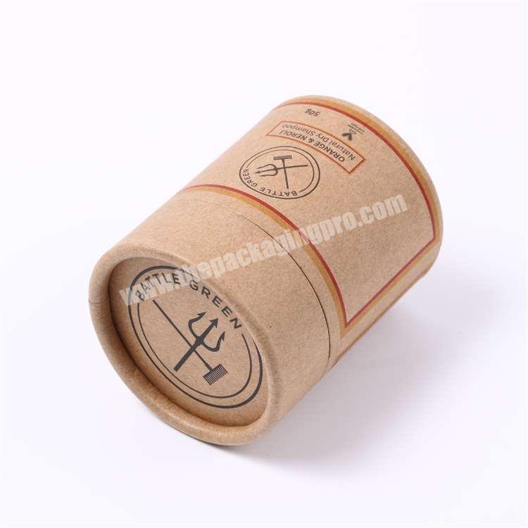 Round Kraft Paper Tube Packaging Food Grade Paper Container Tea Tube Packaging