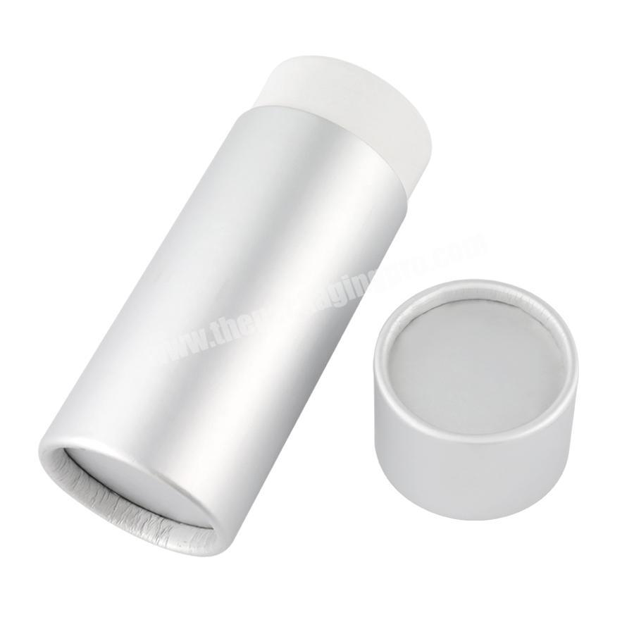 Silver paper essential oil dropper bottle roll paper tube packaging box