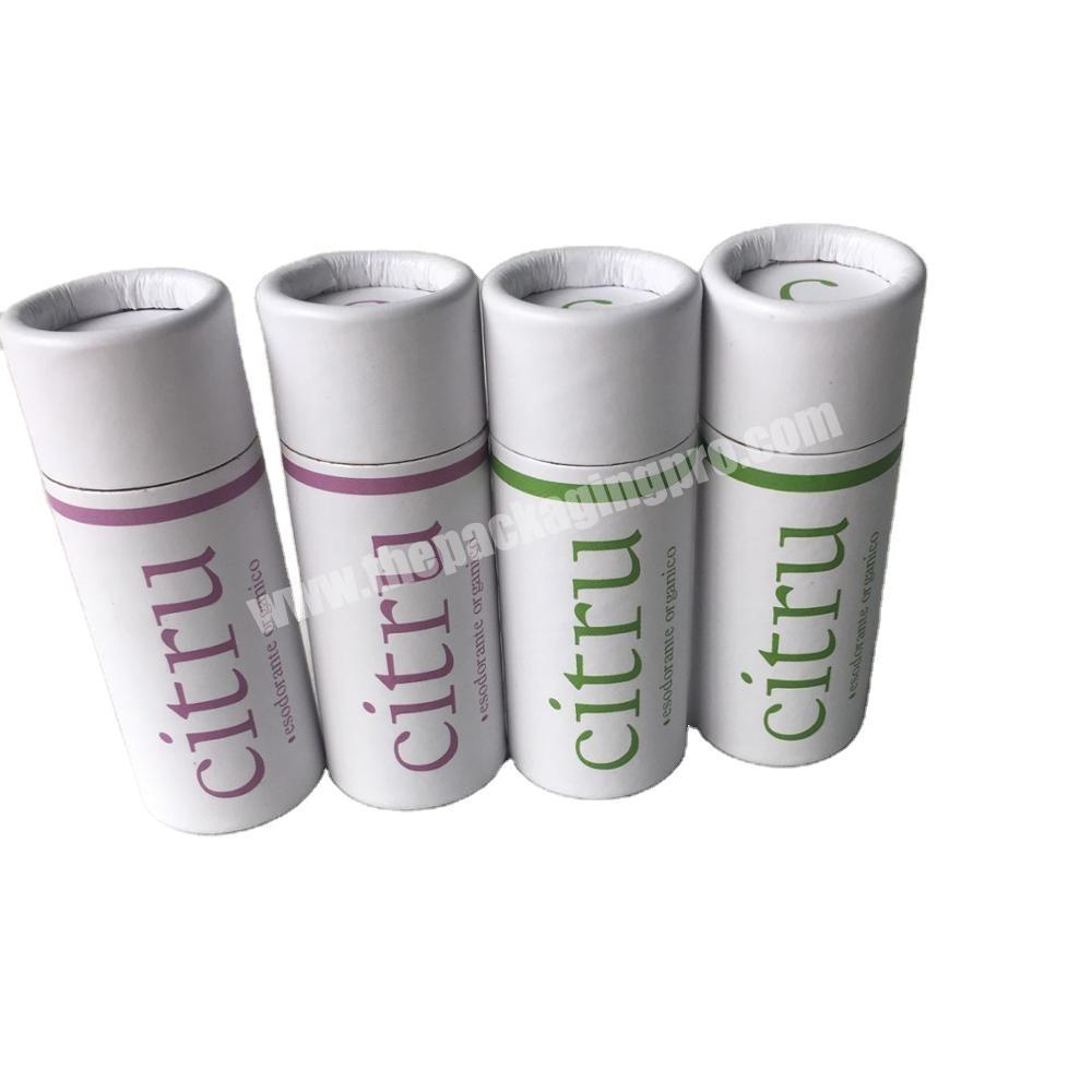 Supplier Cylinder Customized Printing Recyclable Kraft Paper Tube Packaging
