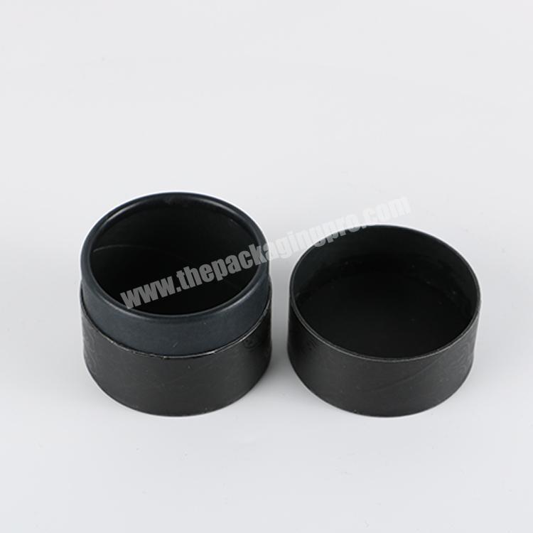 Waterproof Eco Friendly Inside And Outside Black Paper Tube Packaging