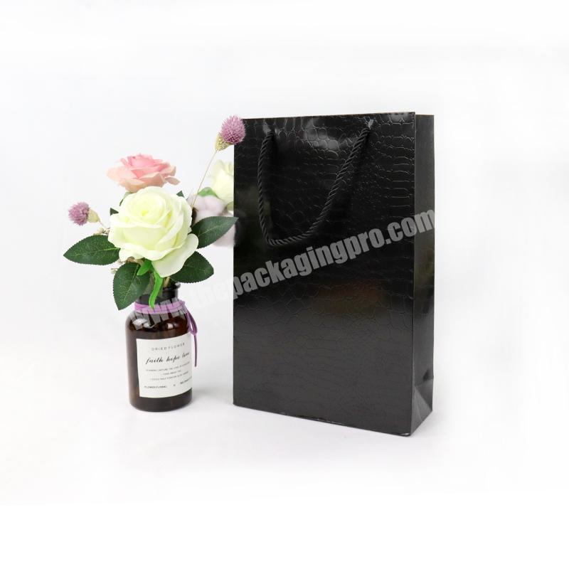 Wholesale Black Printing Custom with Logo Paper Packaging All Industries Bags