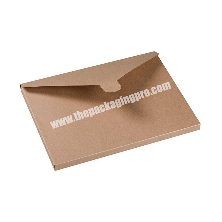Wholesale Custom Printing Foldable Kraft Paper Envelope Letter Mailer Box Packaging
