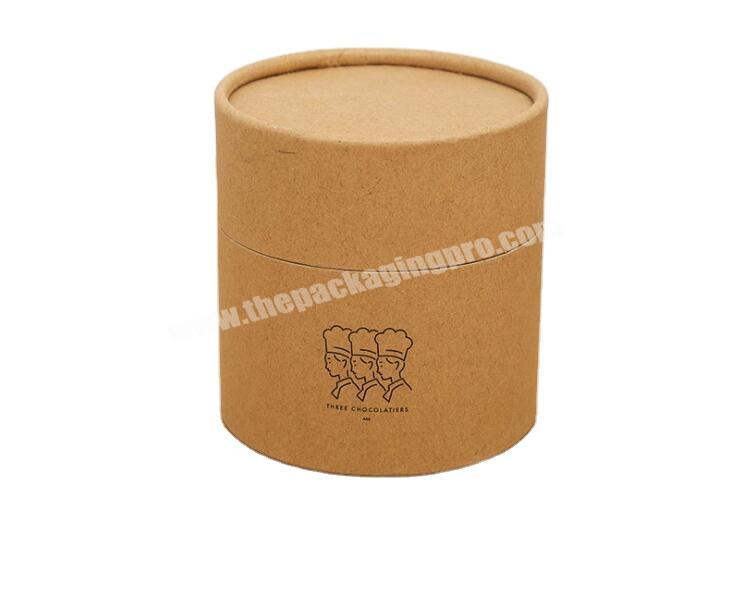 Wholesale Custom cardboard round kraft brown Empty paper Packaging tube for sale