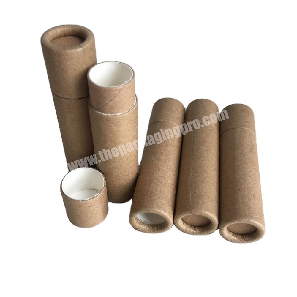 Wholesale Eco friendly brown kraft fireworks packaging perfume paper tube