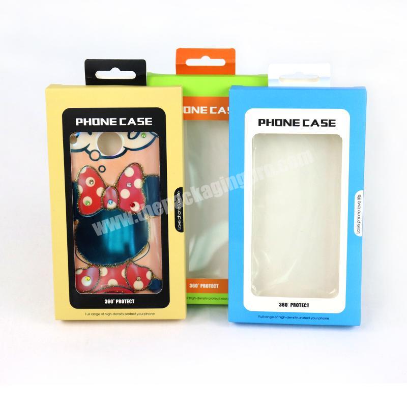 Wholesale Wholesale Kraft Paper Board Paperboard  Eco-friendly Customized Cell Phone Packaging Box Phone case Box