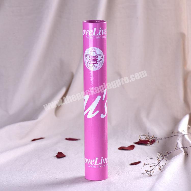 Wholesale Packaging Cardboard White Brown Black Lip Gloss Paper Tube With Lids
