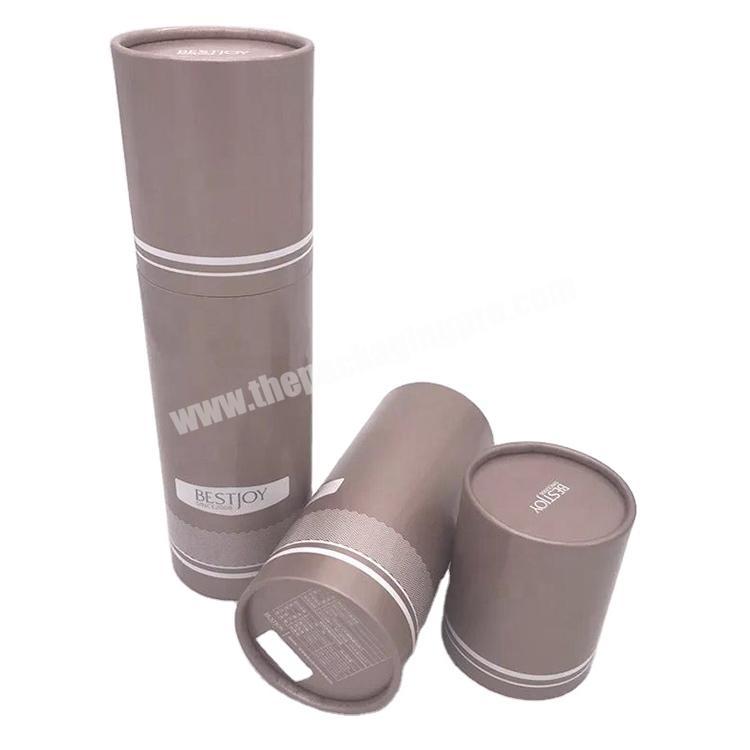 Wholesale  biodegradable Cardboard cylinder Tube Packaging Round paper box Tube With Caps