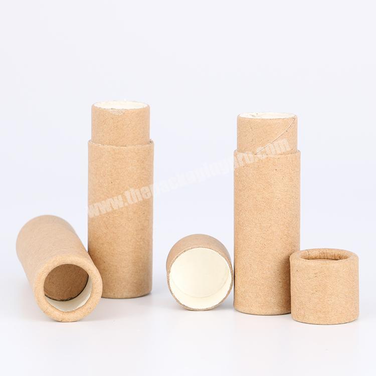 Wholesale biodegradable kraft Cardboard Packaging paper Tubes for lip gloss