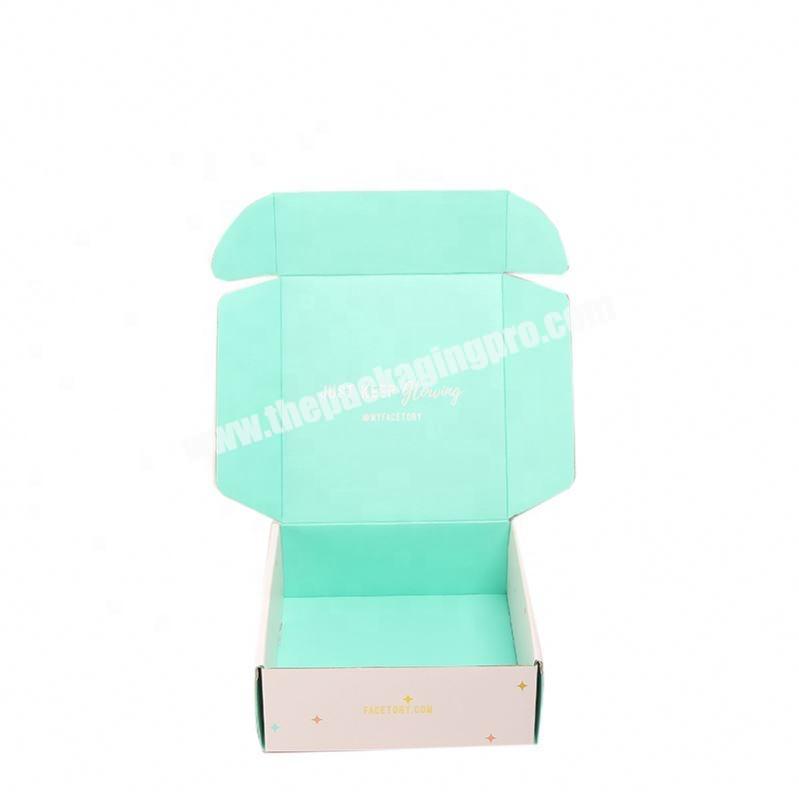 Color printed rigid paper cosmetic packaging custom magnetic box with rose gold stamping