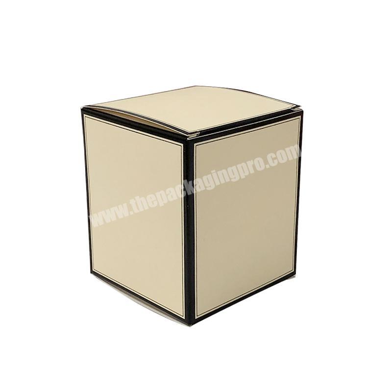 Wholesale custom design eco-friendly recycled handmade foldable gift candle shipping boxes