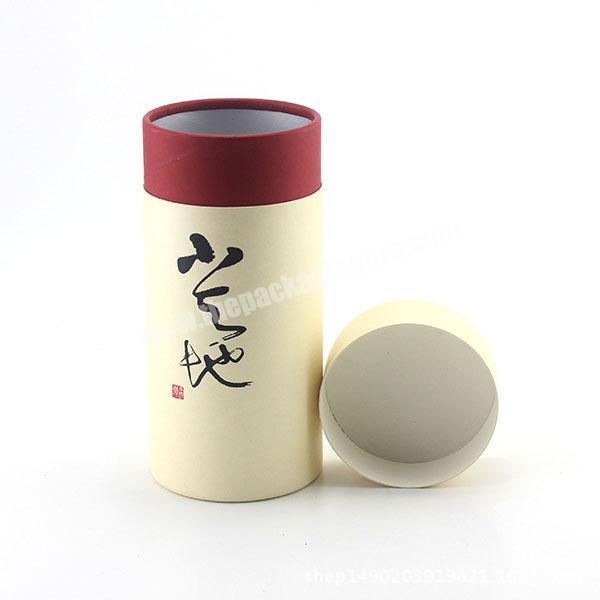 Wholesale customized food grade cardboard paper tube for tea packaging