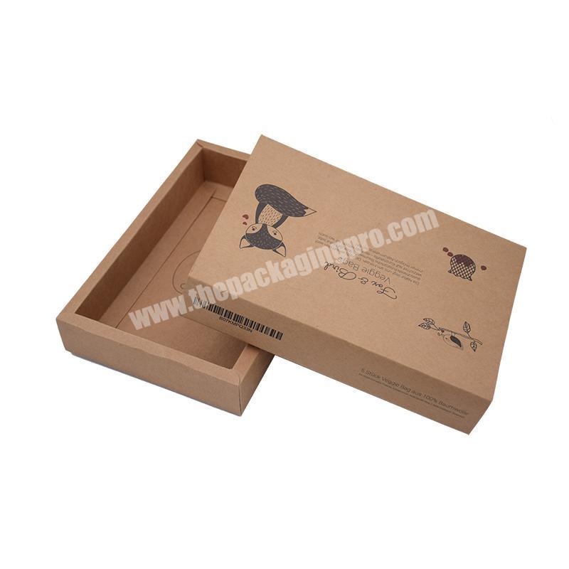 Wholesale newest custom logo reusable Drawer Style Slider Open Kraft Paper Gift tea Packaging Box