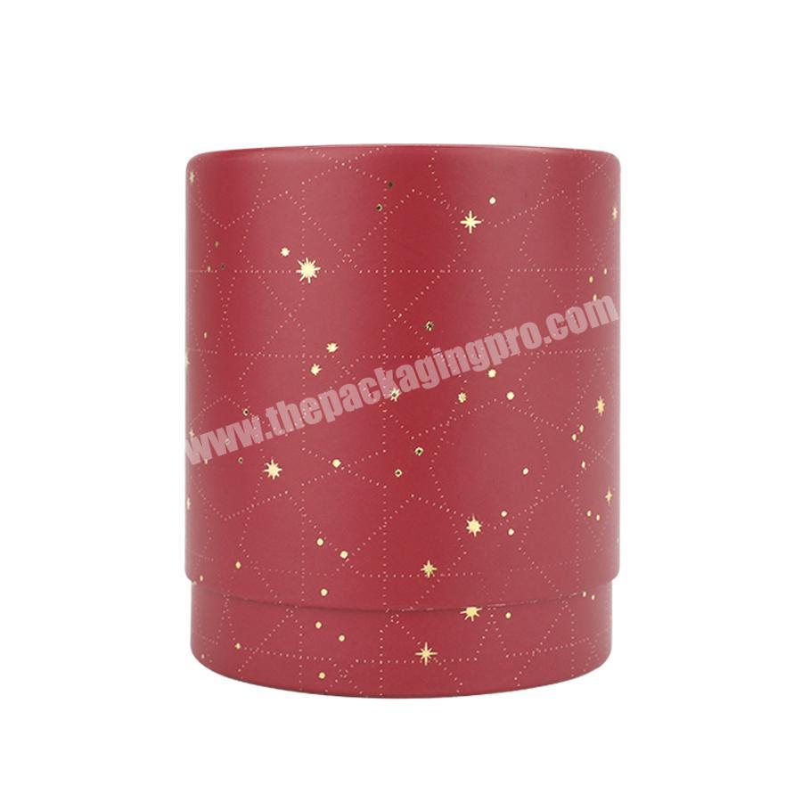 black red wide large twist with pvc window aluminium lid cardboard paper tube