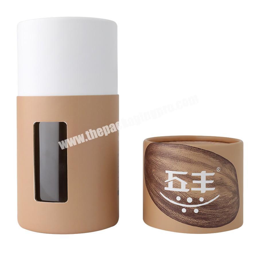 clear pvc window parfum hat cylinder paper tube container