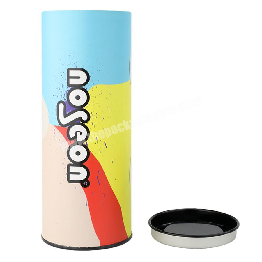custom eco friendly carton cylinder kraft paper round box bulk cardboard deodorant tubes