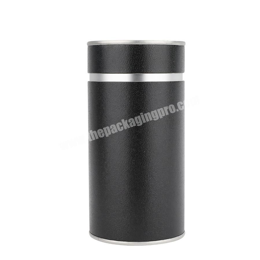 custom empty round twist up kraft tea packaging hot foil cosmetic packaging cylinder tube