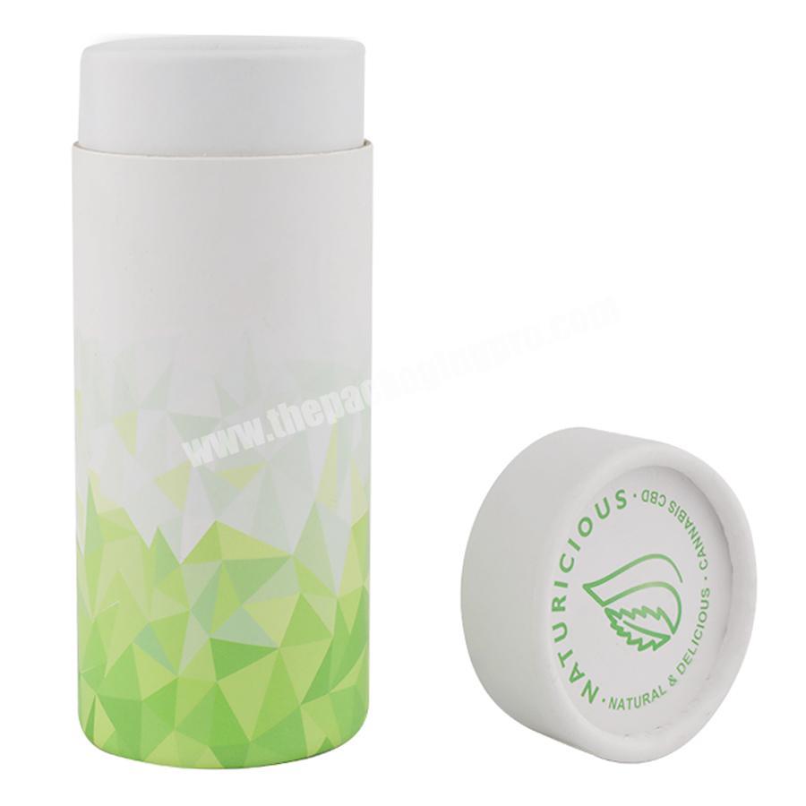 custom logo printed postal mailing shipping package cylinder round empty paper tube