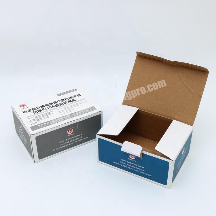 custom logo printing and packaging corrugated paper shipping box