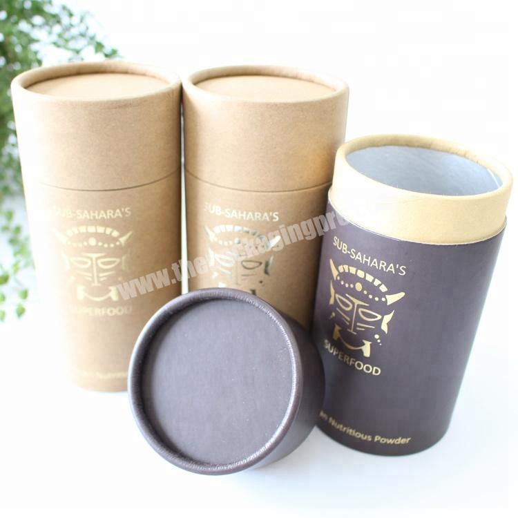 custom printed clothes packaging cylinder paper tubes